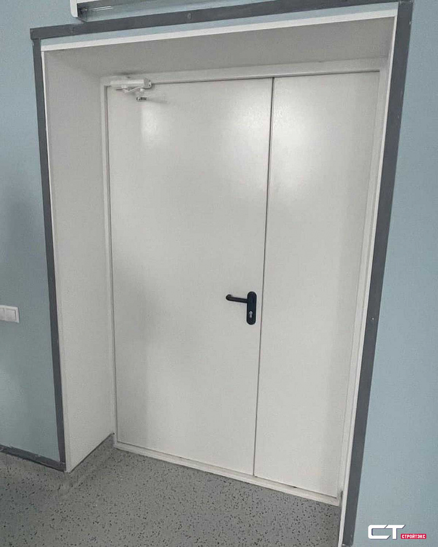 Дверь двупольная металлическая рентгенозащитная 1,0 Pb Дверь двупольная металлическая рентгенозащитная 1,0 Pb